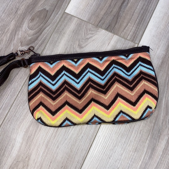 Missoni for target wool blend knit chevron clutch bag - Picture 2 of 6